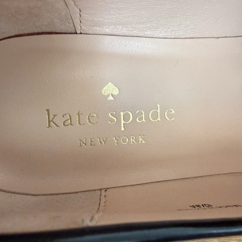 Kate Spade Patent Leather‎ Platform Shoes Women's Size 6.5 Black Designer
